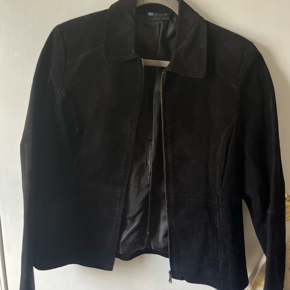 Relativity Black Suede Women's Blazer